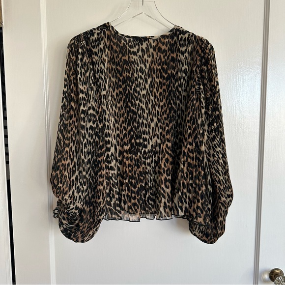 Ganni leopard blouse - Picture 4 of 6